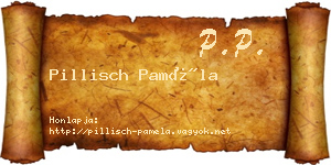 Pillisch Paméla névjegykártya